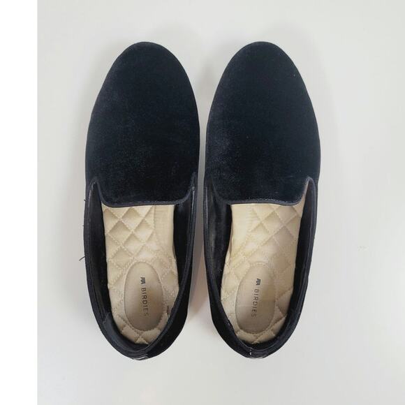 BIRDIES THE STARLING LOAFERS IN BLACK VELVET, SZ 9 - Picture 7 of 16